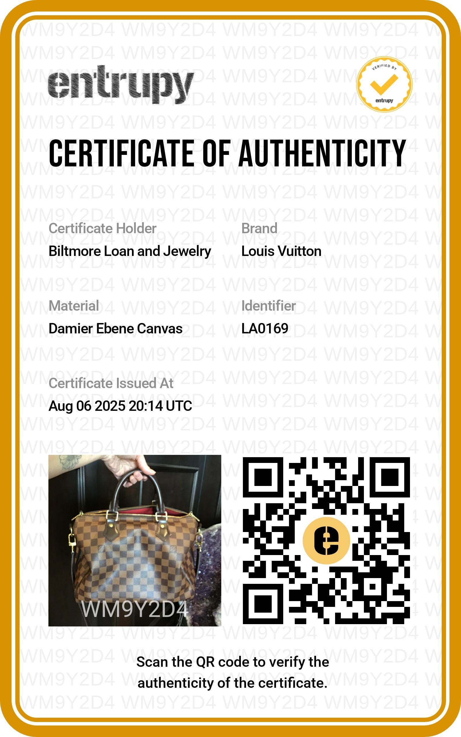 Louis Vuitton 2019 Damier Ebene Bandouliere 30 Speedy Bag en vente 8