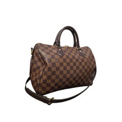 Louis Vuitton 2019 Damier Ebene Bandouliere 30 Speedy Bag