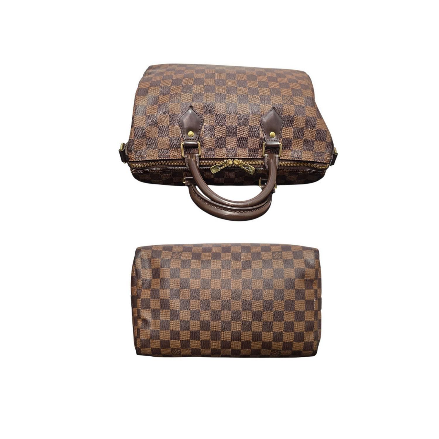 Louis Vuitton 2019 Damier Ebene Bandouliere 30 Speedy Bag en vente 1