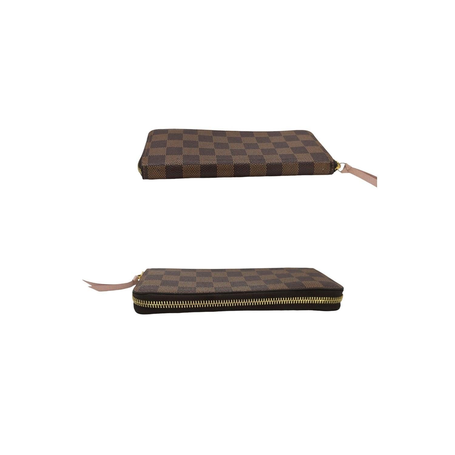 Black Louis Vuitton 2019 Damier Ebene Clemence Wallet
