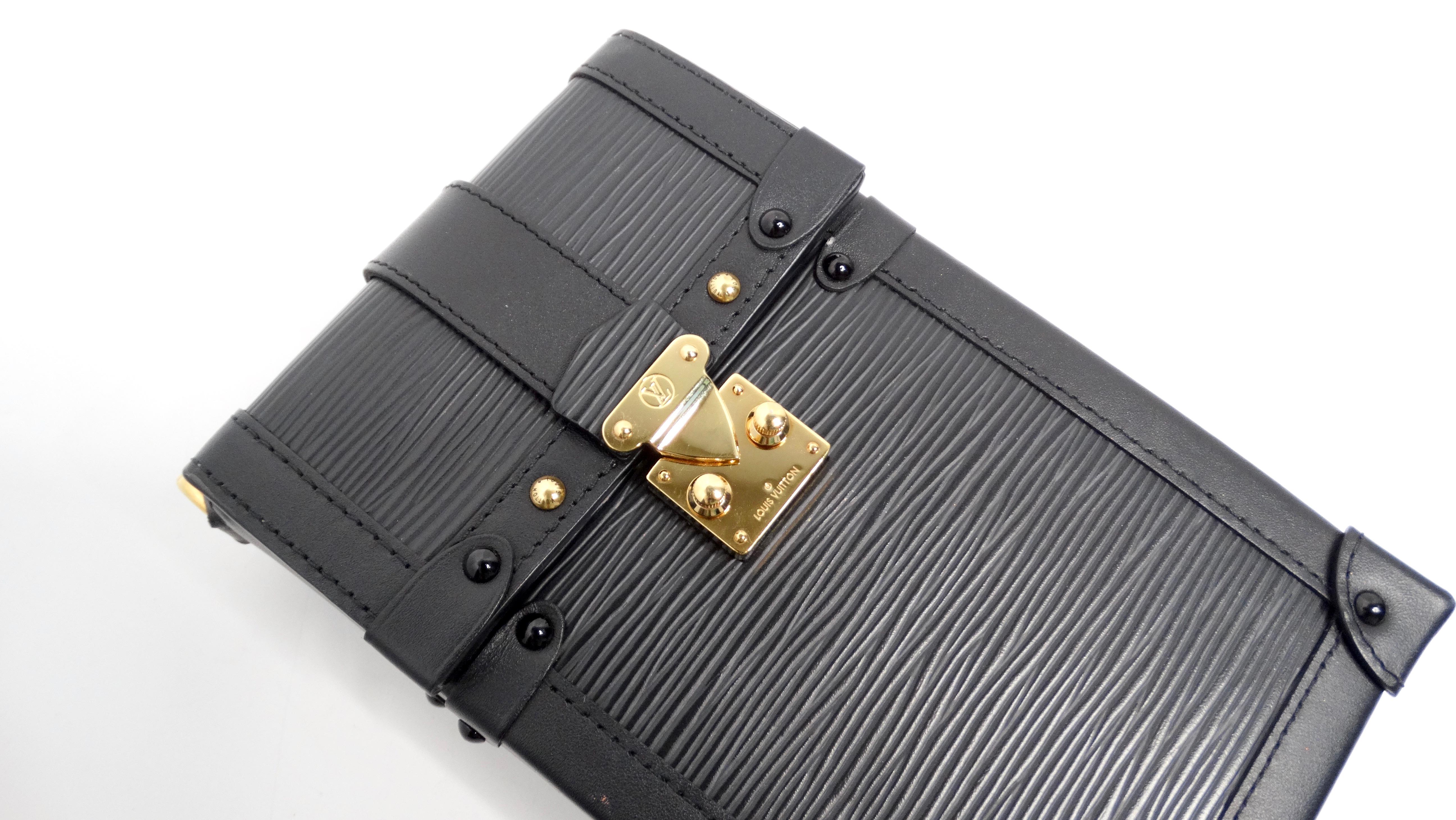 Louis Vuitton 2019 Epi Vertical Pochette Trunk Crossbody Bag For Sale 1