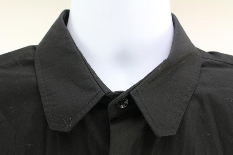 Louis Vuitton Black Button Up Shirt - For Sale on 1stDibs  louis vuitton  black button shirt, lv shirt men black, black lv dress shirt