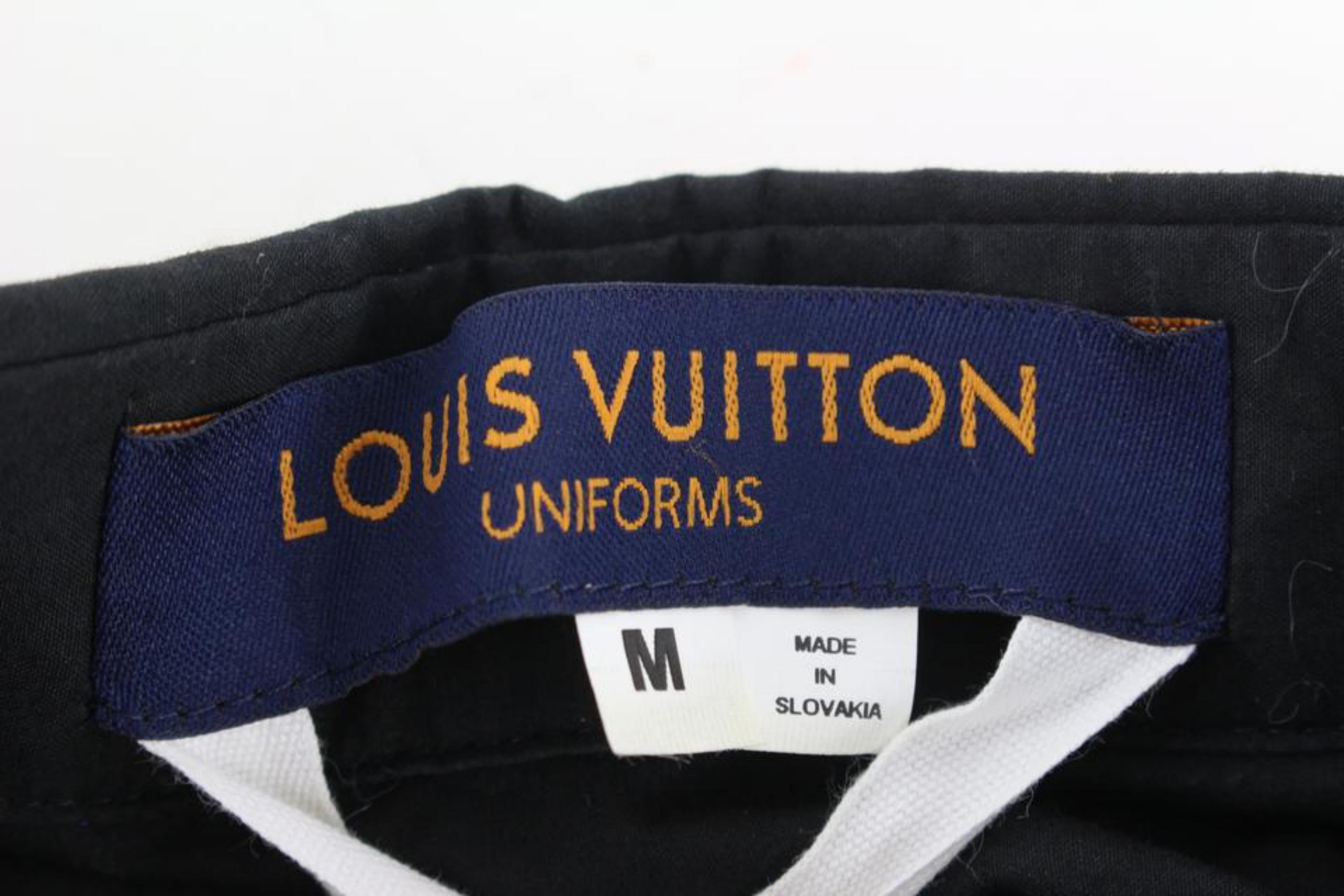 Louis Vuitton 2019 Men's M Virgil Abloh Not Home Equipe Long Button Shirt 91lv71 4