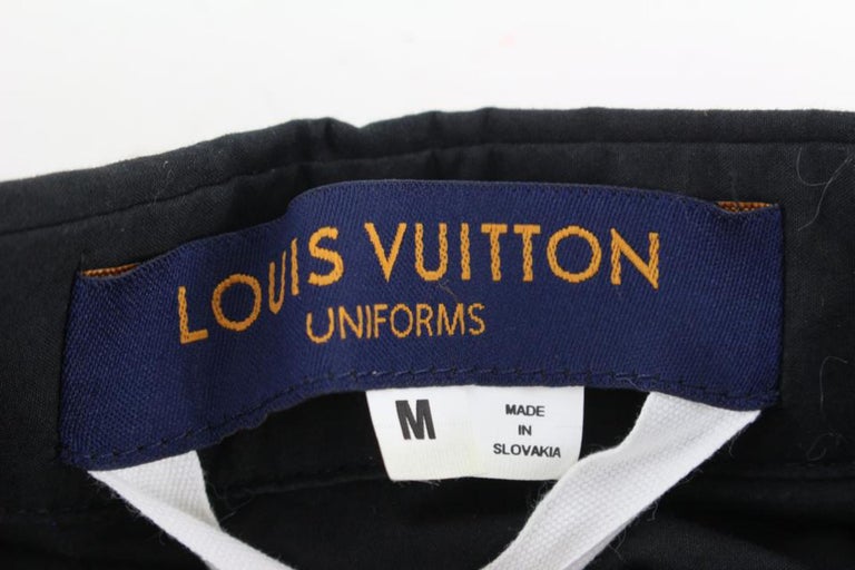 Louis Vuitton 2019 Men's M Virgil Abloh Not Home Equipe Long Button Shirt  91lv71 at 1stDibs