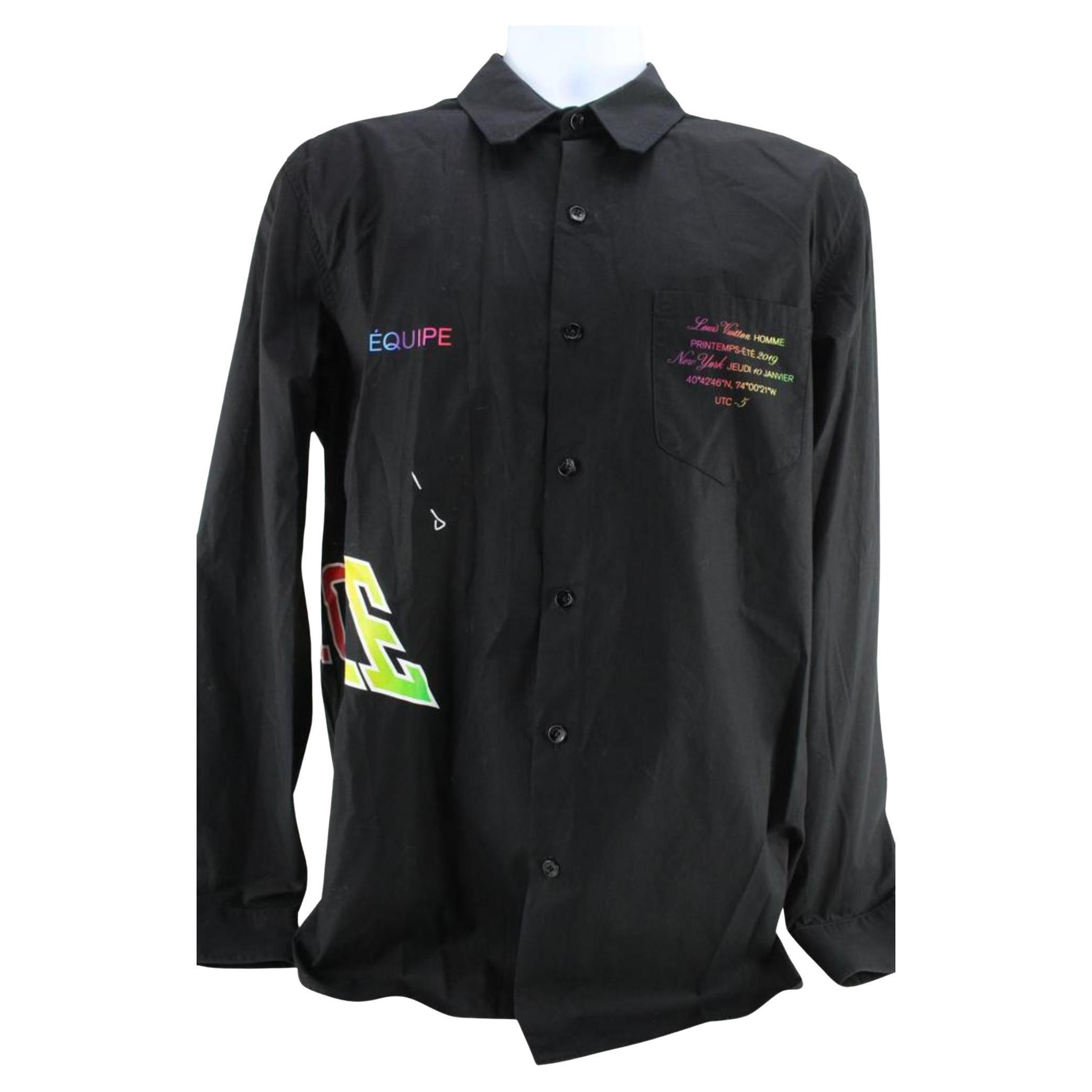 Louis Vuitton SS20 equipe uniform button up shirt