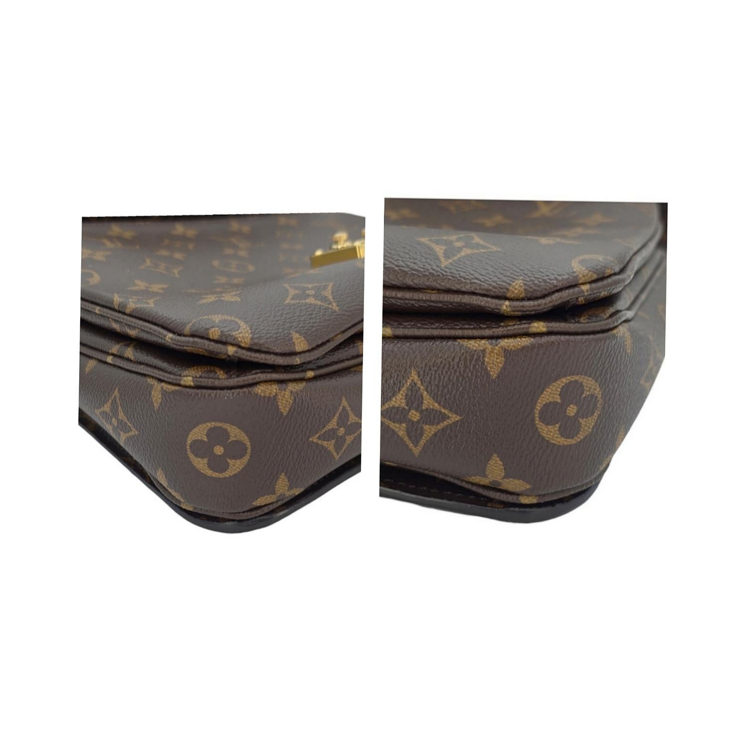 Louis Vuitton 2019 Monogram Canvas Pochette Metis Handbag 5