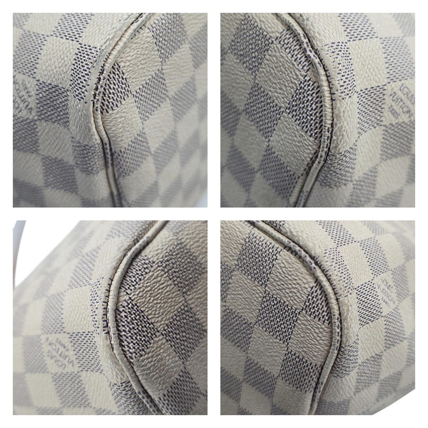 Louis Vuitton 2019 Neverfull Damier Azur MM Tote Rose Ballerine 2