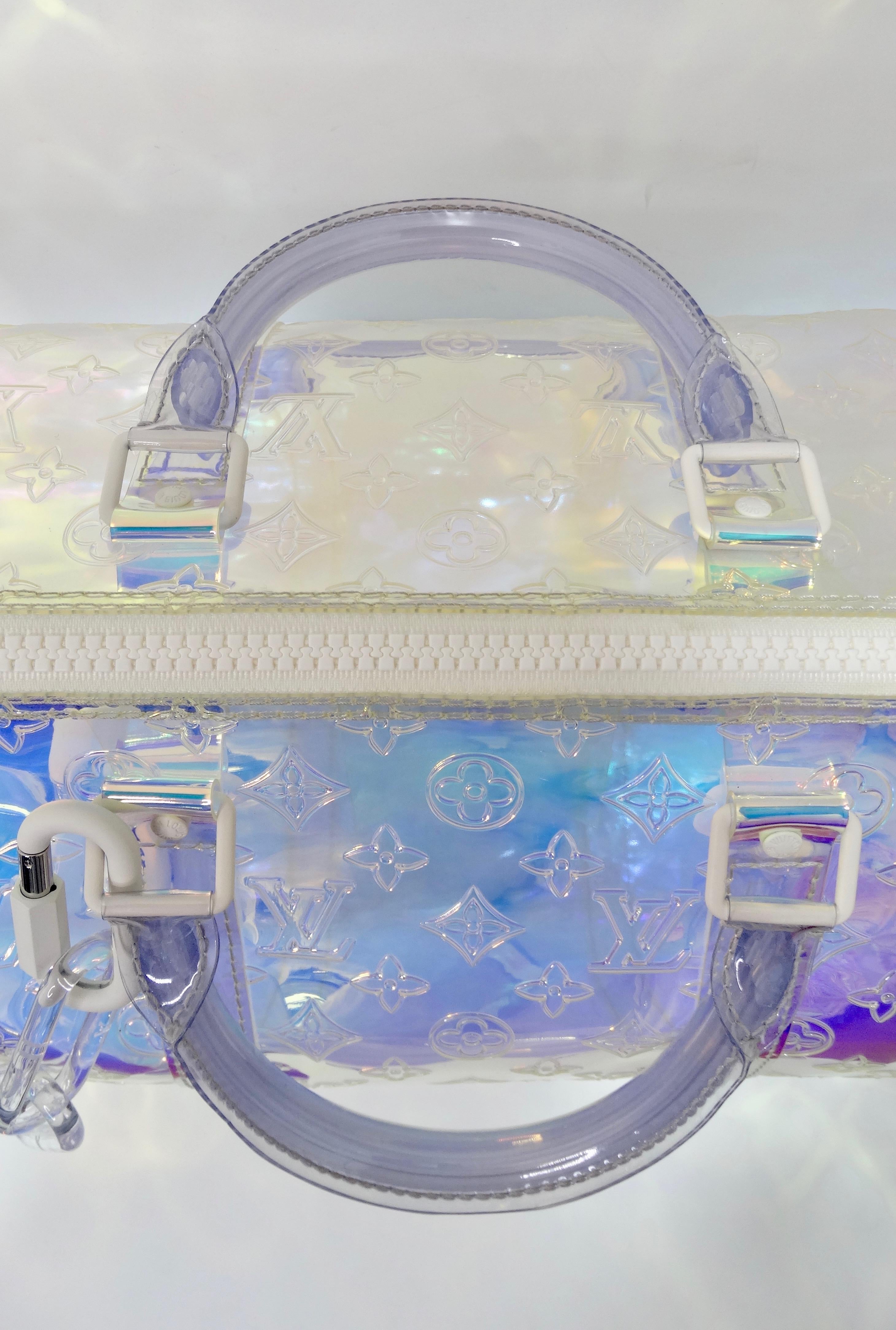Louis Vuitton 2019 Prism Keepall Bandouliére 50 Duffle Bag 4