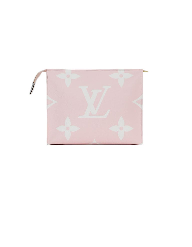 Louis Vuitton Toiletry Pouch 26 Monogram Giant Red/Pink in Coated