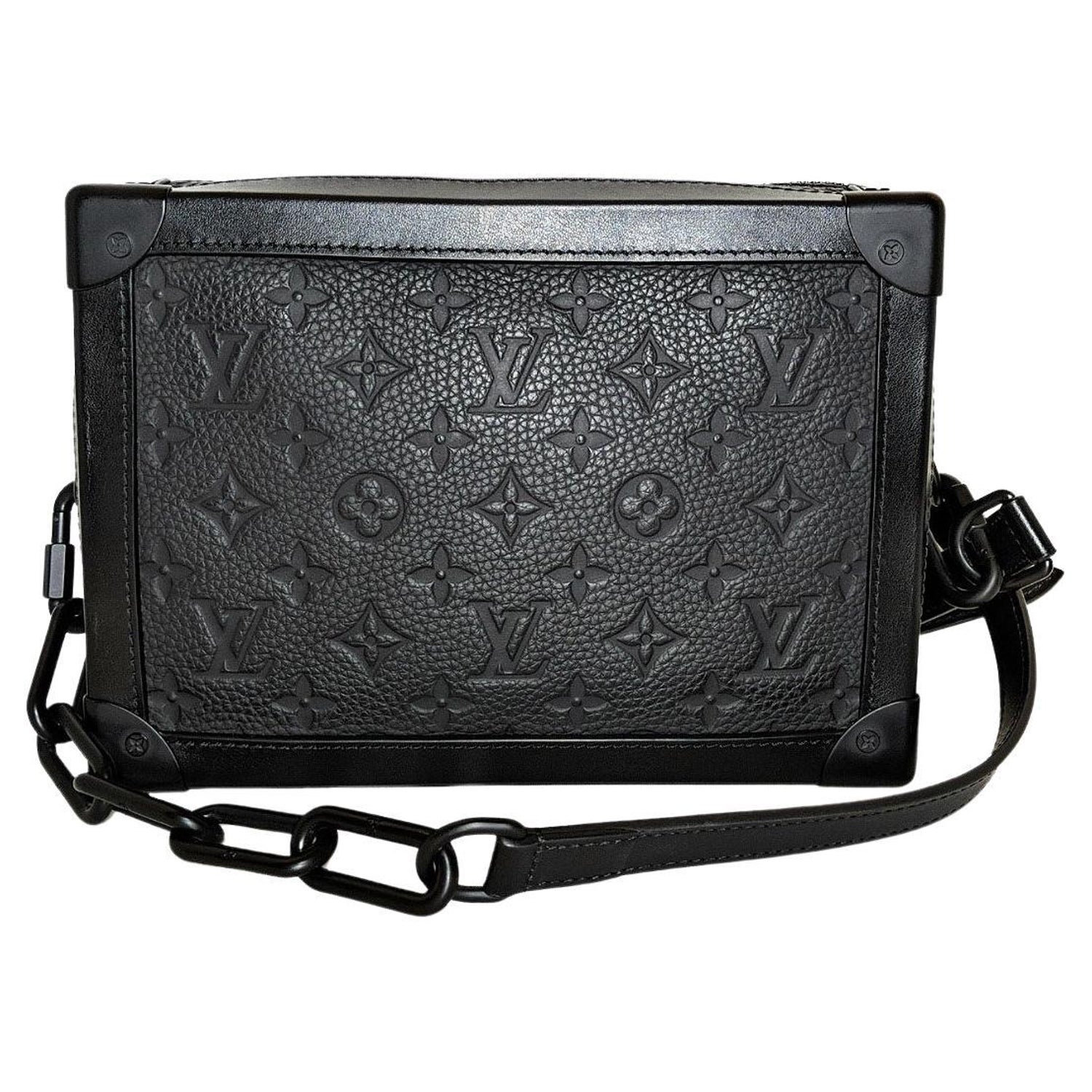 Louis Vuitton Black Taurillon Monogram Leather Solar Ray Soft