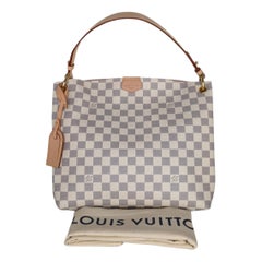 Used Louis Vuitton 2020 Damier Azur Graceful PM Bag