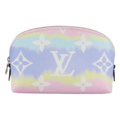 Louis Vuitton 2020 Escale PM Monogram Coated Canvas Cosmetics Pouch