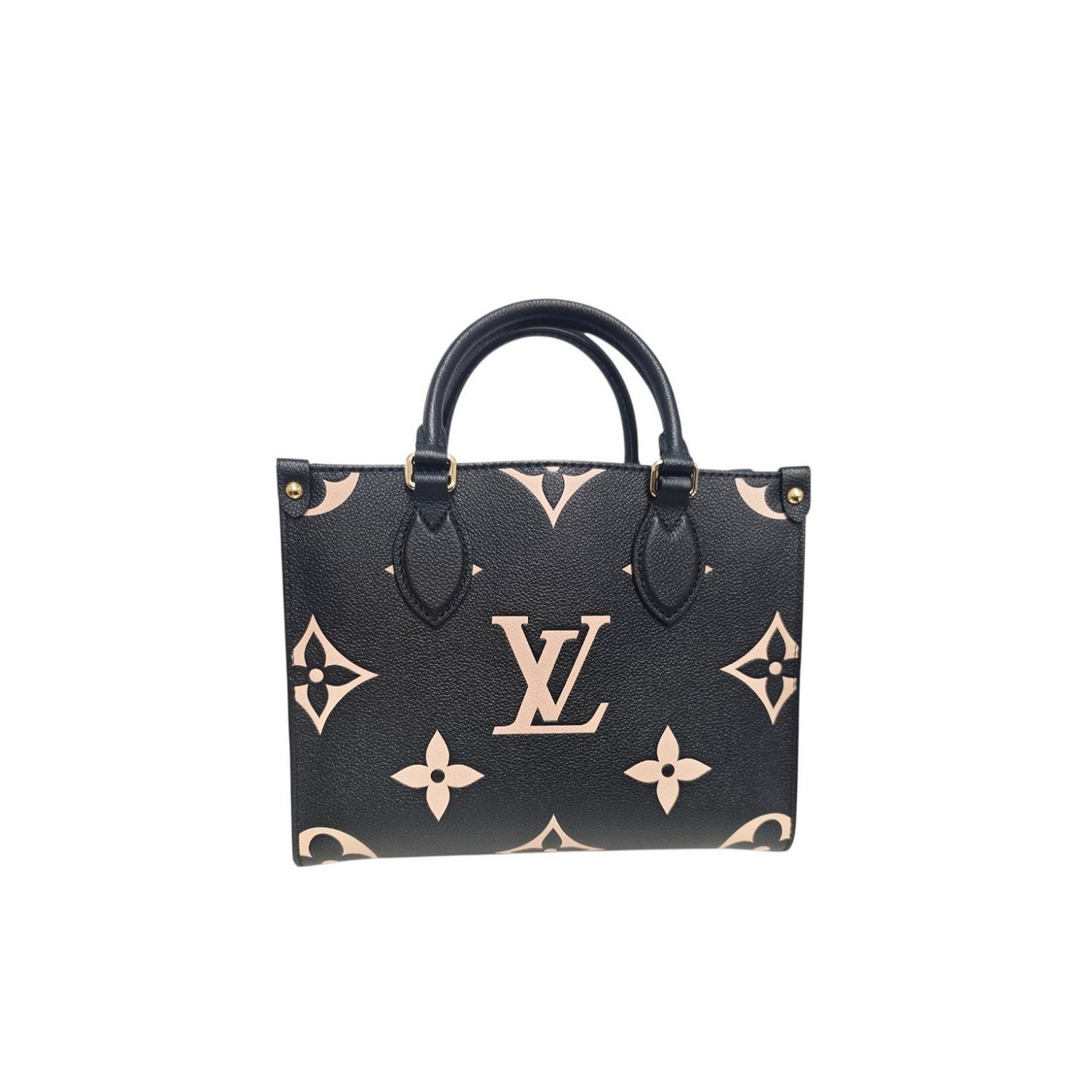 Donna Louis Vuitton 2020 Giant Empreinte Bicolore Monogram OnTheGo PM Tote in vendita