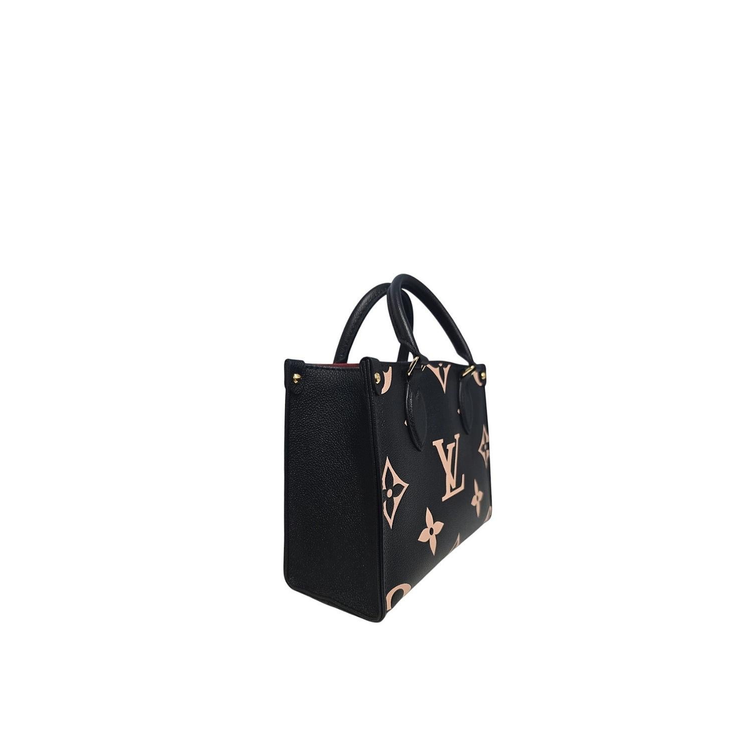 Louis Vuitton 2020 Giant Empreinte Bicolore Monogram OnTheGo PM Tote in vendita 1
