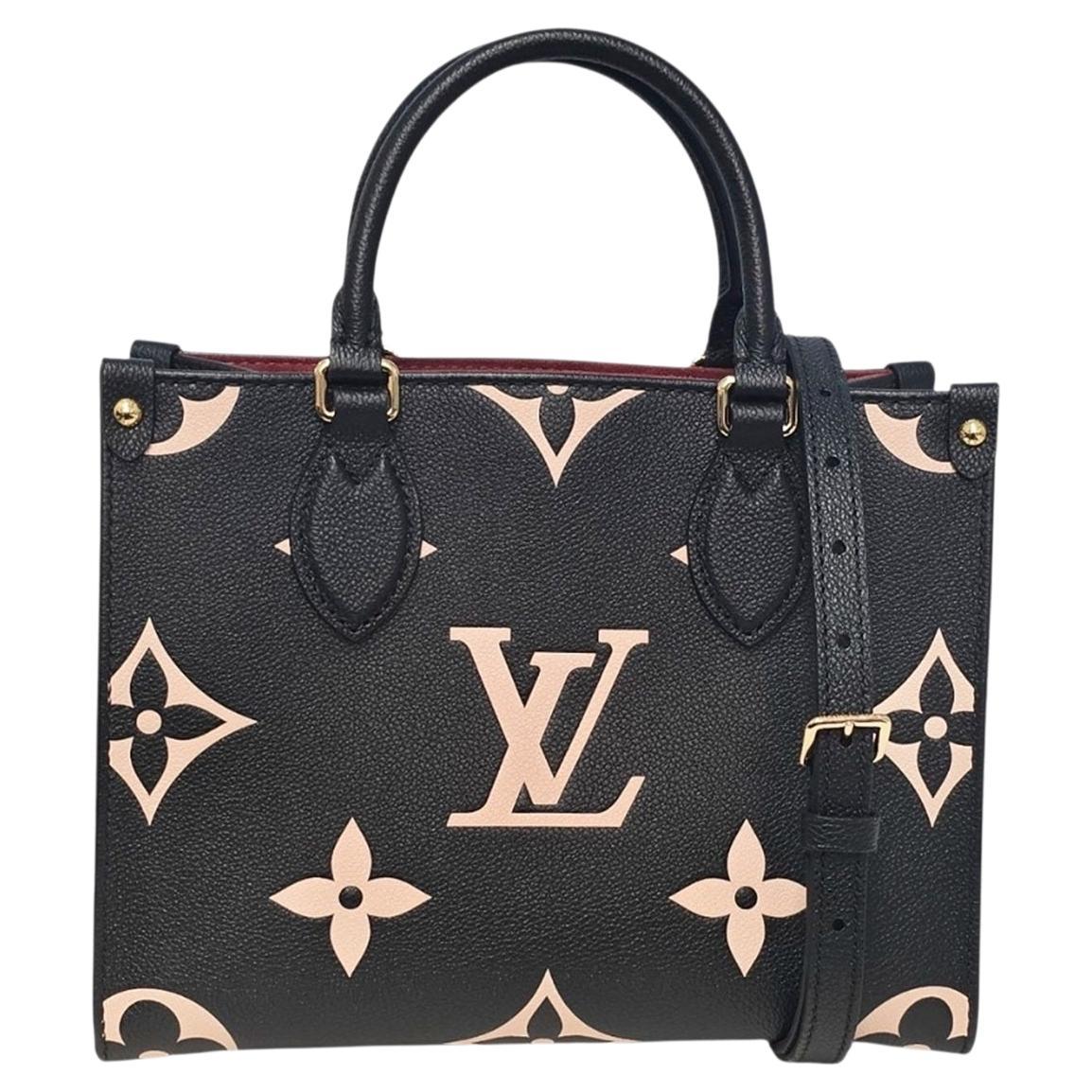 Louis Vuitton 2020 Giant Empreinte Bicolore Monogram OnTheGo PM Tote in vendita
