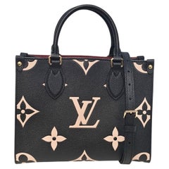 Louis Vuitton 2020 Giant Empreinte Bicolor Monogram OnTheGo PM Tote Louis Vuitton 2020 Giant Empreinte Bicolor Monogram OnTheGo PM Tote