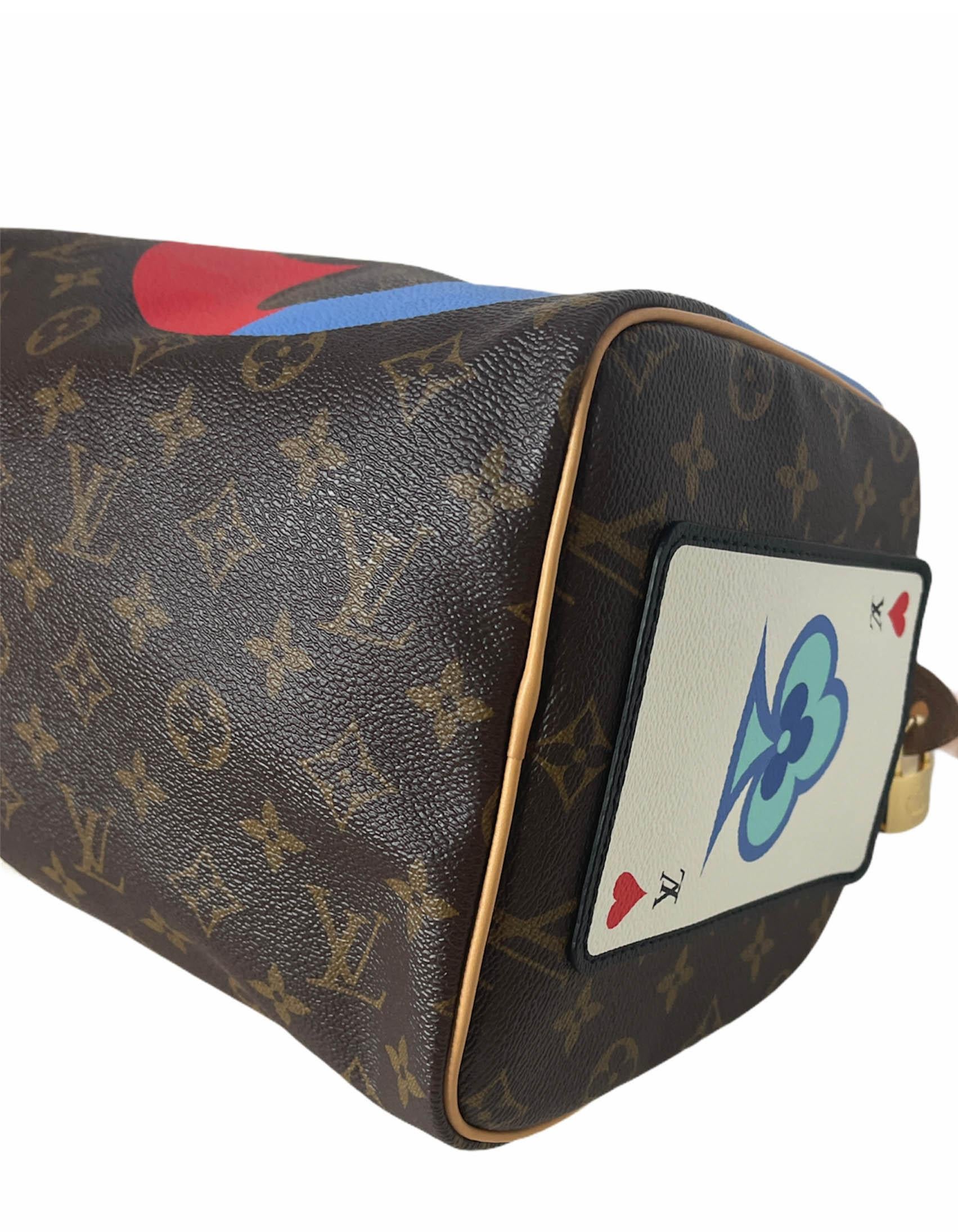 Louis Vuitton 2020 Limited Edition Game On Speedy Bandouliere 30 Crossbody Bag In Excellent Condition In New York, NY