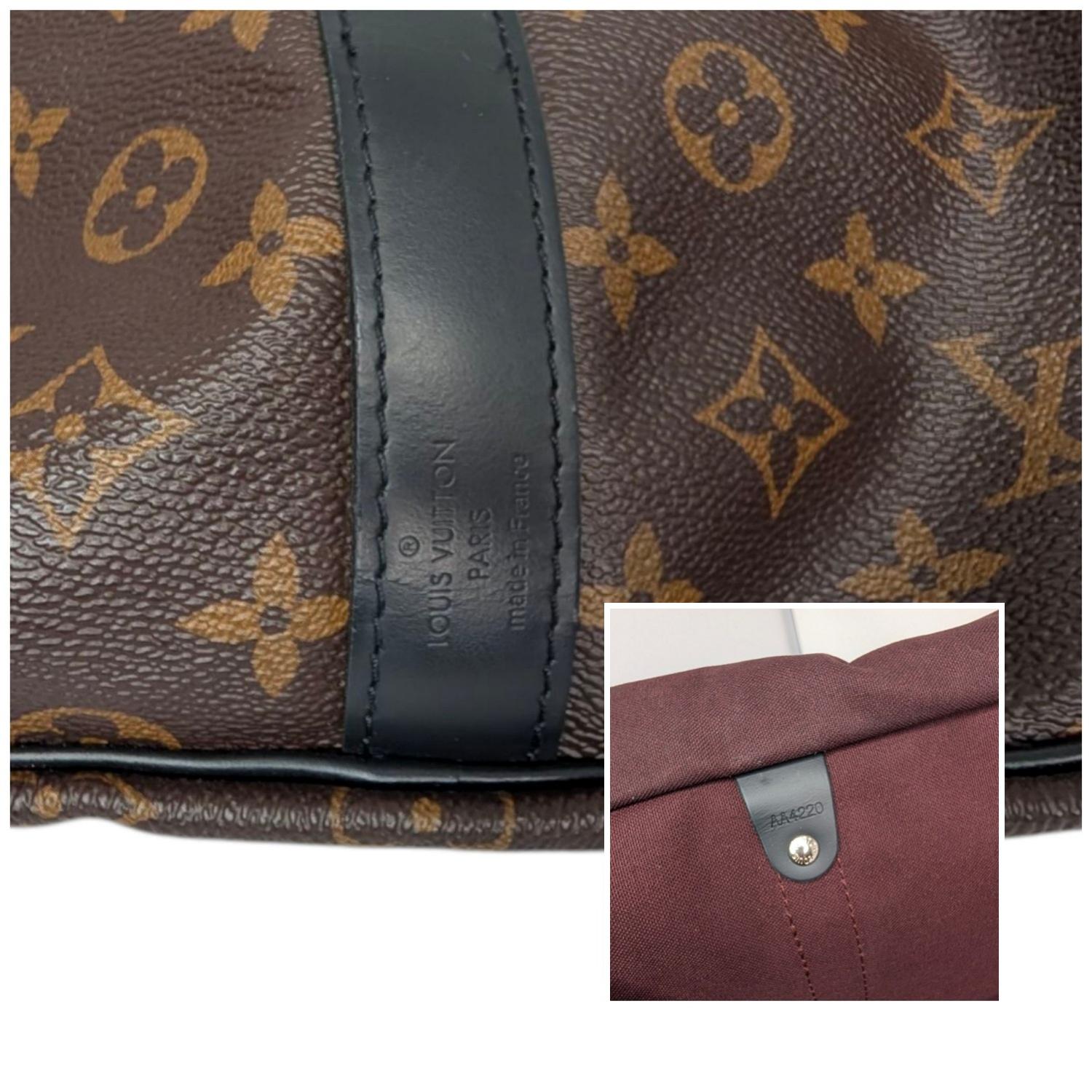 Louis Vuitton 2020 Monogram Macassar Keepall Bandouliere 55 Duffel For Sale 3