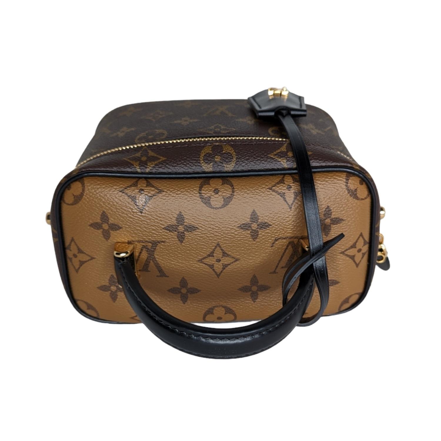 Black Louis Vuitton 2020 Reverse Monogram Vanity PM