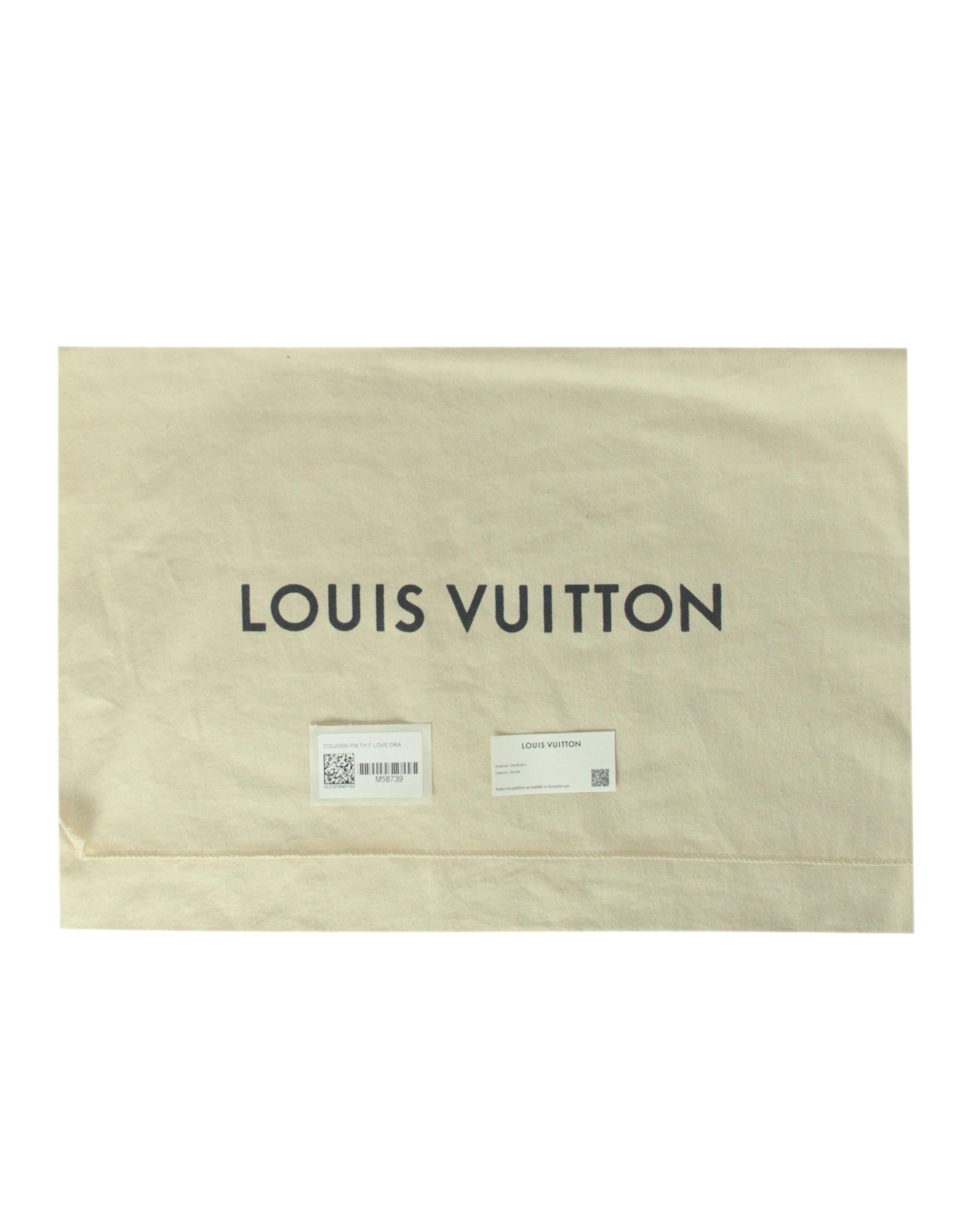 Women's Louis Vuitton 2021 Ltd. Edt. Metallic Dragee Lambskin Monogram Coussin PM Bag