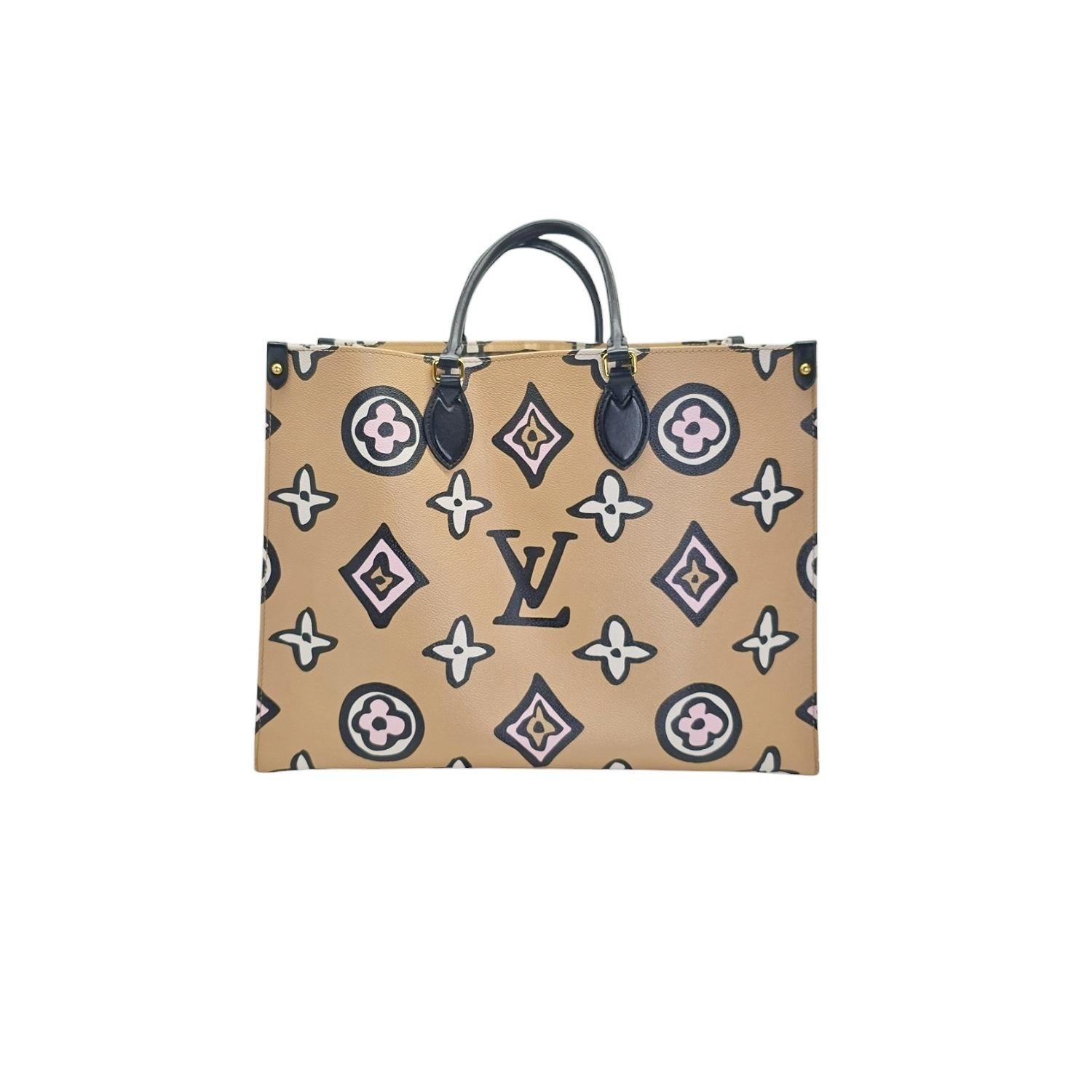 Women's Louis Vuitton 2021 Monogram Giant Wild At Heart Arizona Onthego GM For Sale