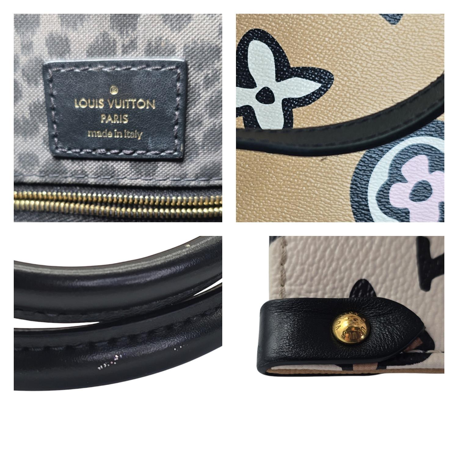 Louis Vuitton 2021 Monogram Giant Wild At Heart Arizona Onthego GM For Sale 4