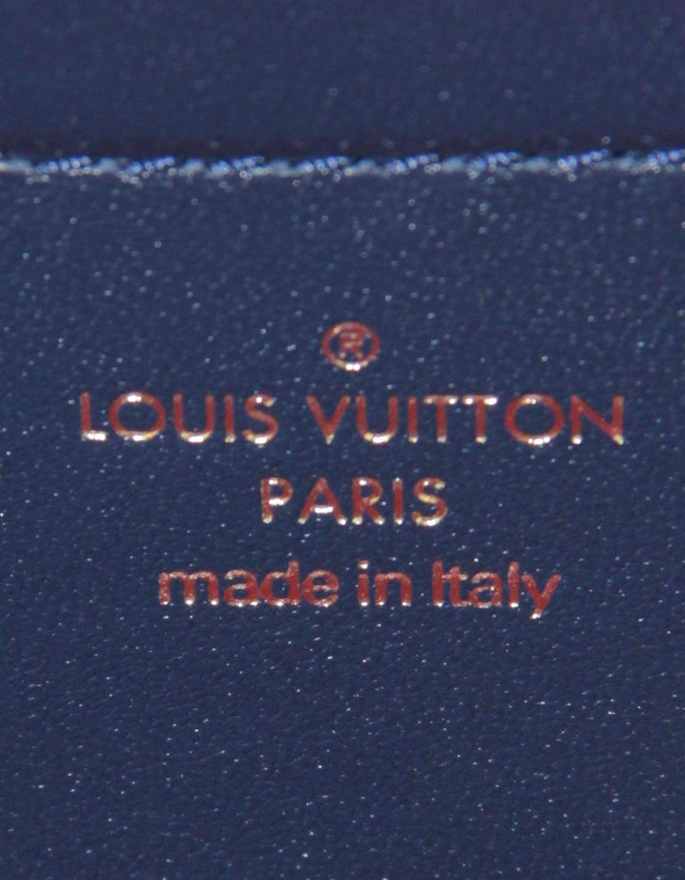 Louis Vuitton 2022 Blue Embossed Multicolor Floral Monogram Coussin MM –  ASC Resale