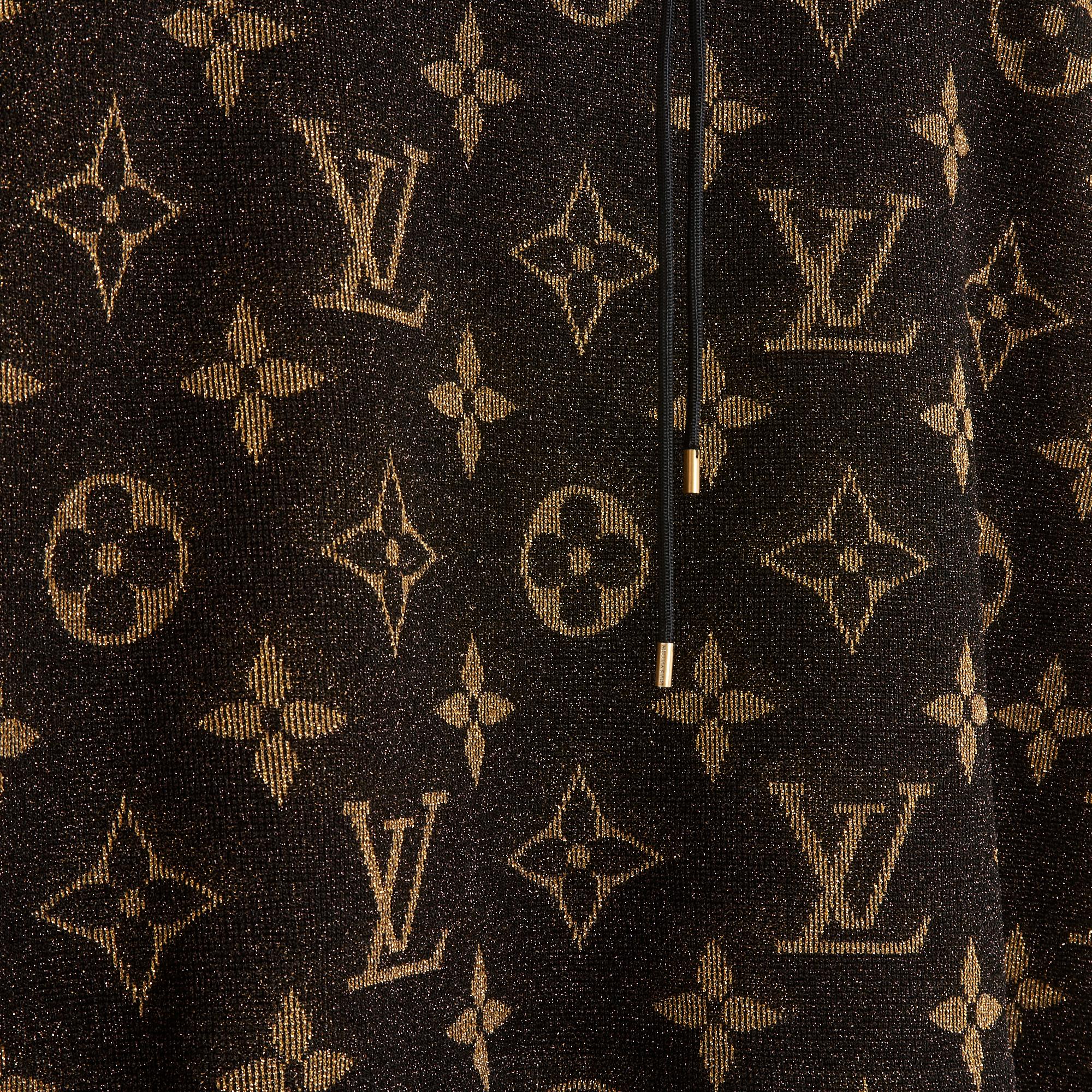 Women's or Men's Louis Vuitton 2022 Top Oversize Hoody Monogram Knit For Sale