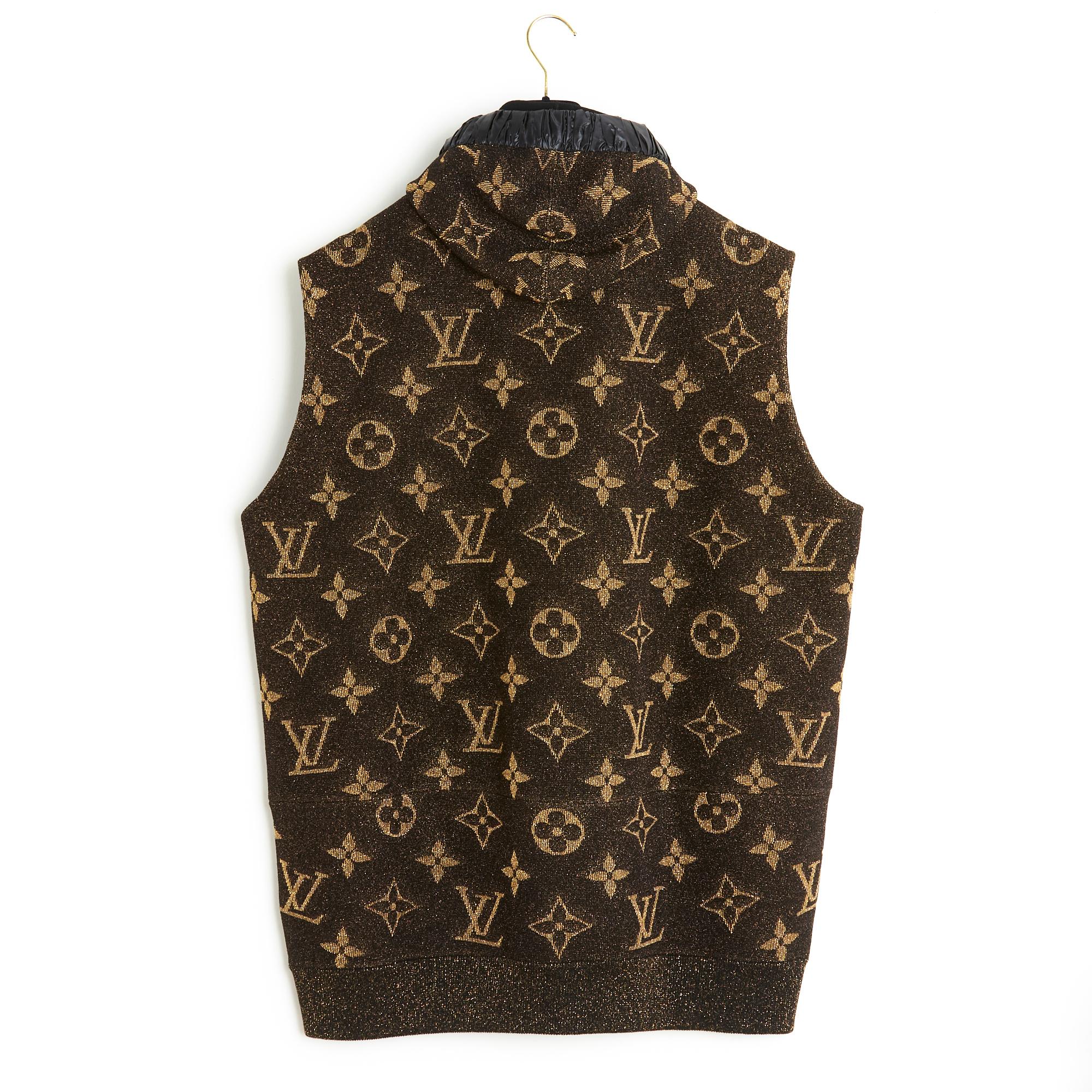 Louis Vuitton 2022 Top Oversize Hoody Monogram Knit For Sale 2