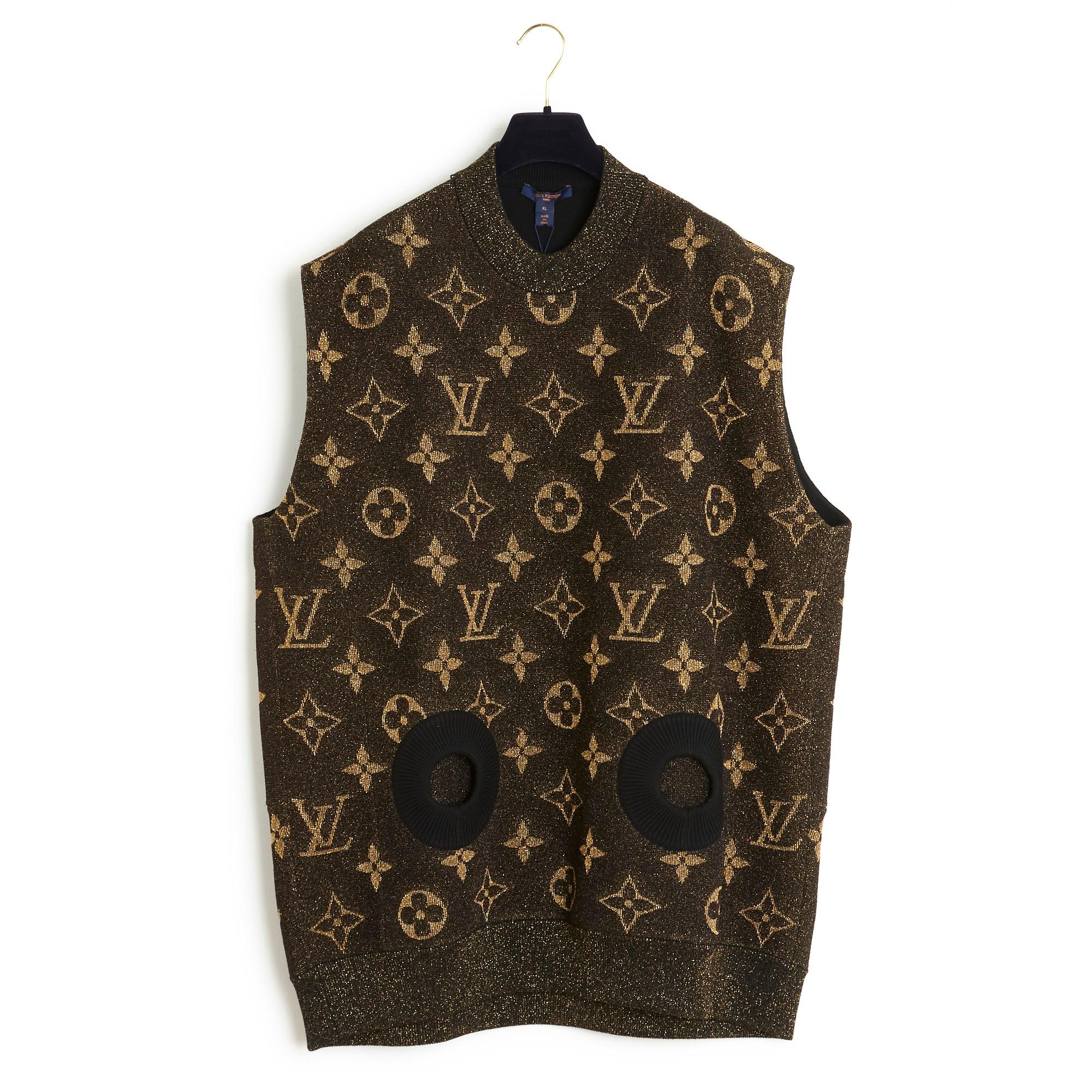 Louis Vuitton 2022 Top Oversize Hoody Monogram Knit For Sale 3