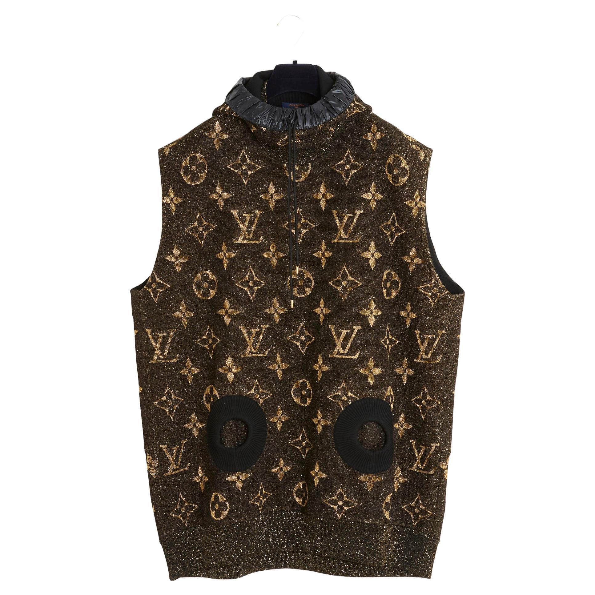 Louis Vuitton 2022 Top Oversize Hoody Monogram Knit For Sale