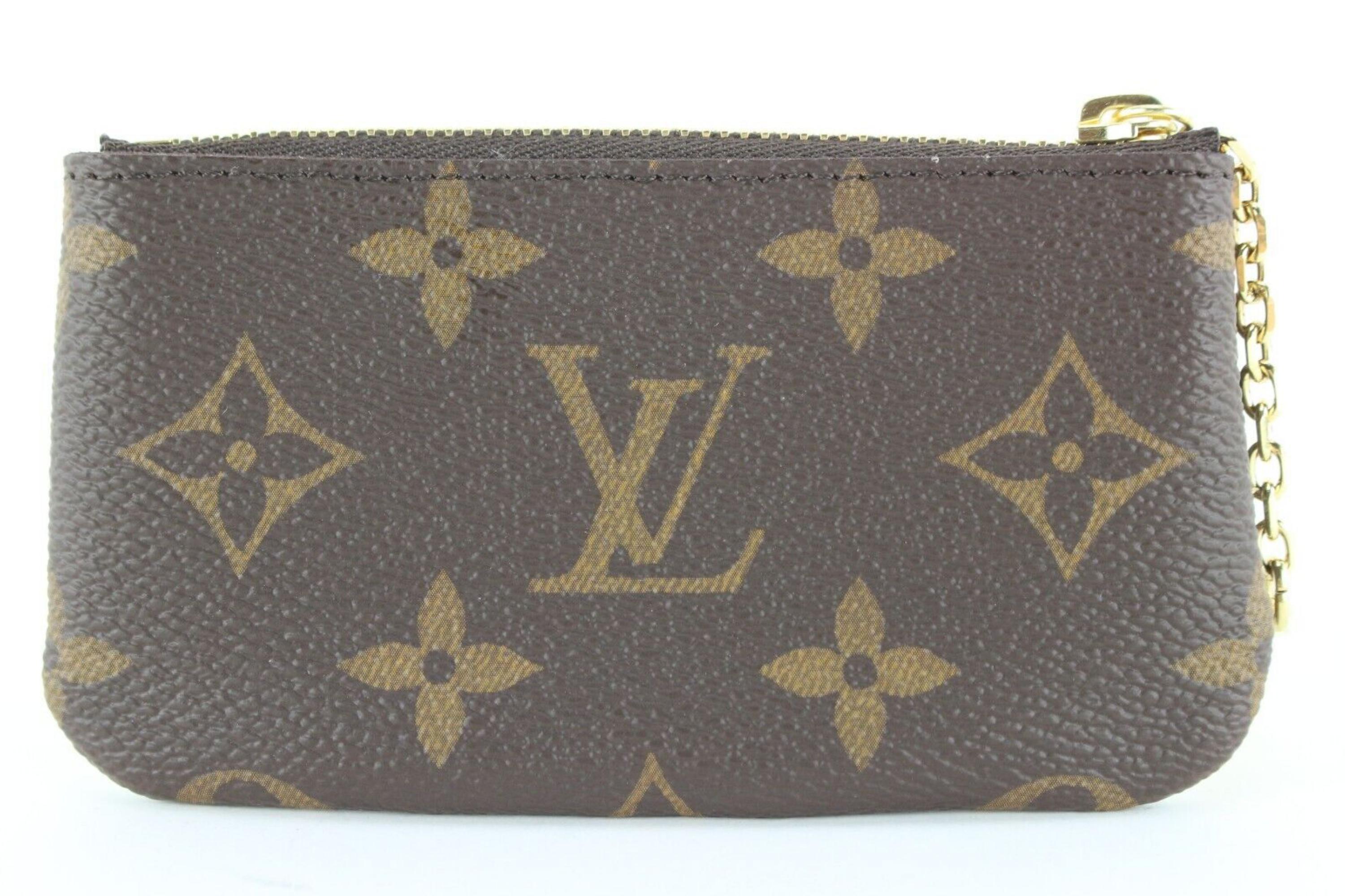 Women's Louis Vuitton 2023 Holiday Vivienne Key Pouch Pochette Cles 4LVJ1031