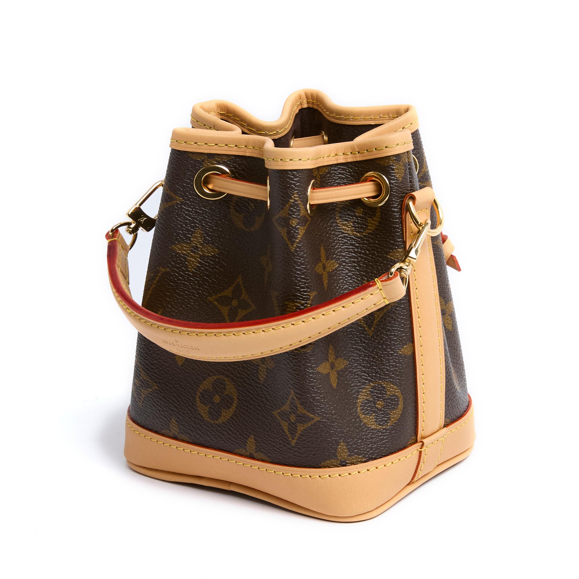 Men's Louis Vuitton 2023 LV Sac Noé Nano Noe Bucket Bag New