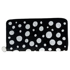 Louis Vuitton 2023 LV X YK Portafoglio nero Monogram Dot Dot Empreinte Zippy