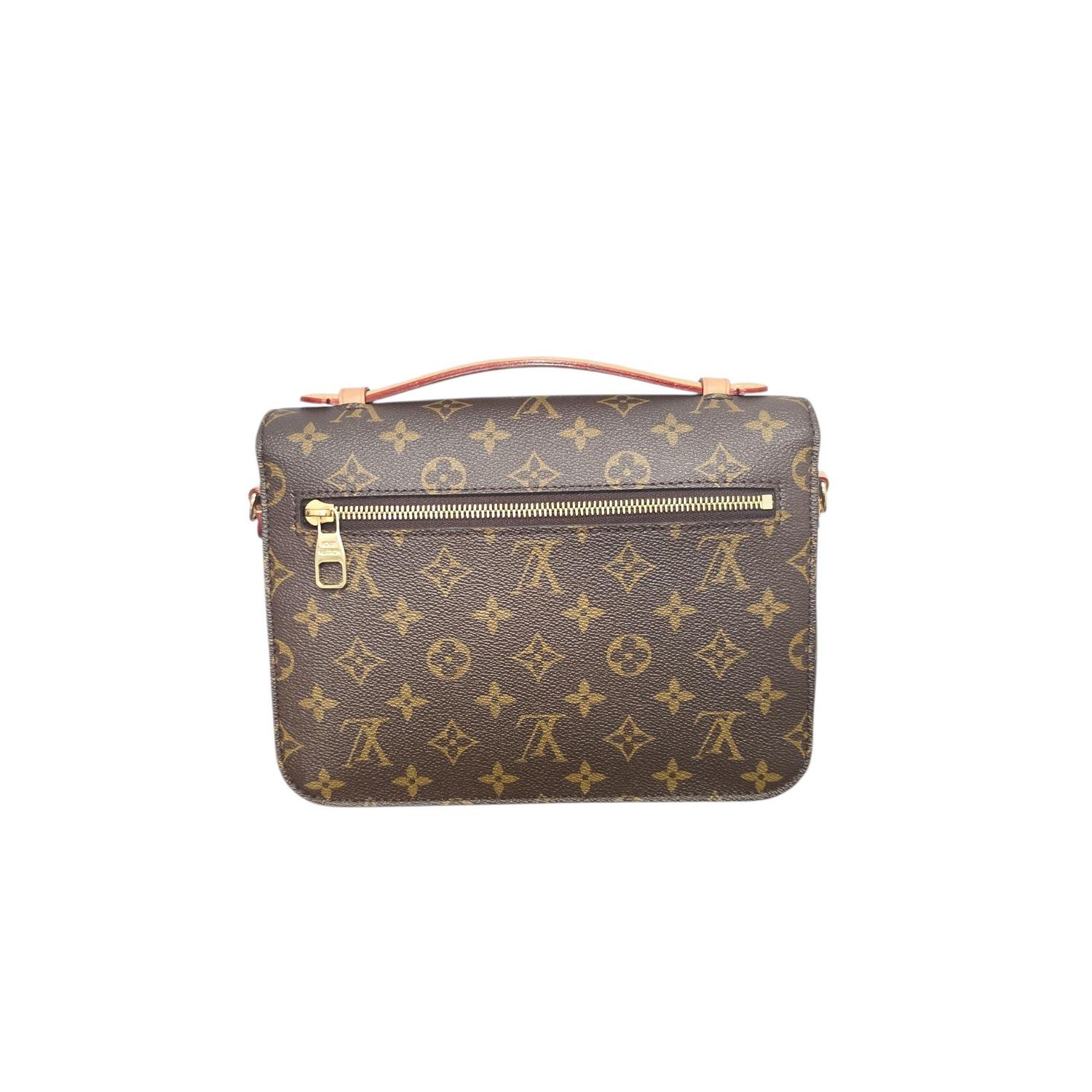 Louis Vuitton 2023 Monogram Metis Pochette Messenger Bag (Braun) im Angebot