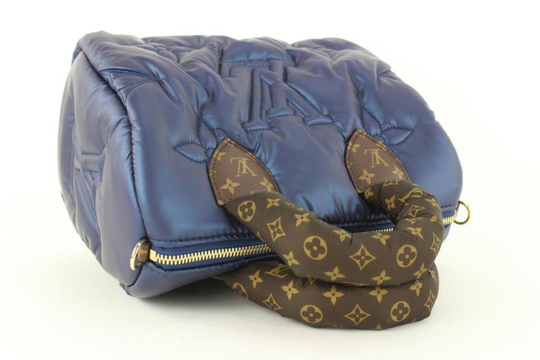 Louis Vuitton 2023 Navy Monogram Puffer Pillow Speedy 25 Bandouliere