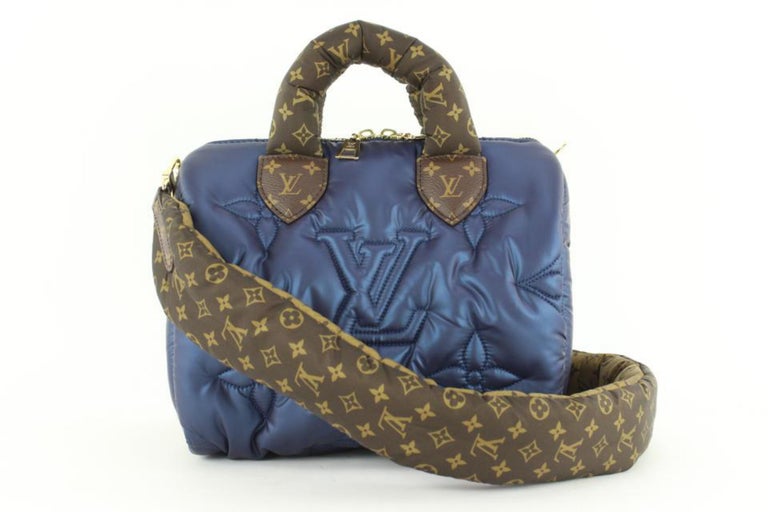 louis vuittons handbags navy blue