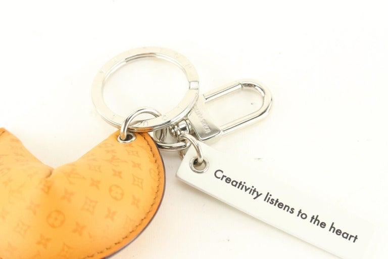 Louis Vuitton 2023 Rare Monogram Fortune Cookie Bag Charm Key