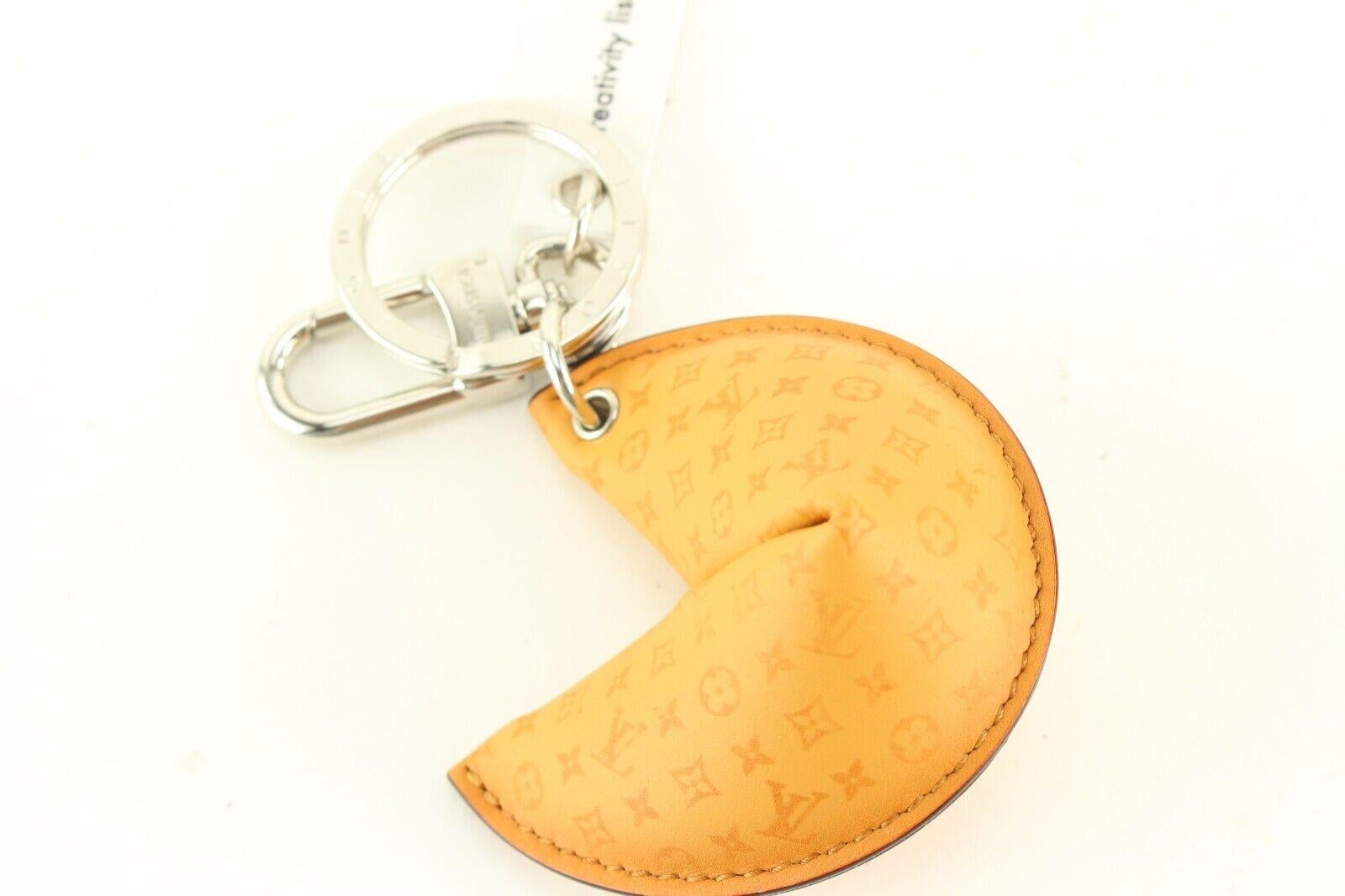 Louis Vuitton 2023 Rare Monogram Fortune Cookie Bag Charm Key Holder 1LK0127 For Sale 1
