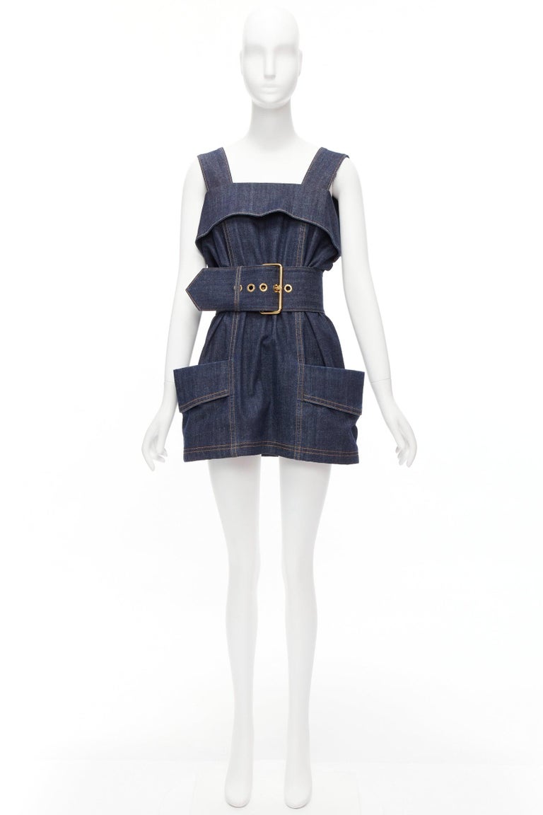 collar dress Printed Button Front Tie-Waist Sleeveless Collared Dress