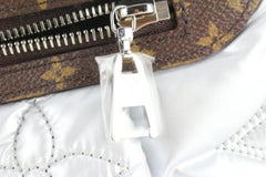 Louis Vuitton 2023 Silver Puffer Monogram Pillow Bumbag 2LVJ1027
