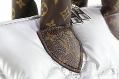 Louis Vuitton 2023 Silver Puffer Monogram Pillow Speedy Bandouliere 2LVJ1020