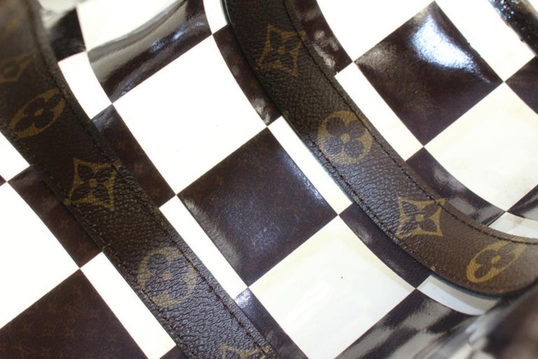 Louis Vuitton Virgil Abloh Miroir Silver Monogram Mirror Keepall  Bandouliere Leather ref.350234 - Joli Closet