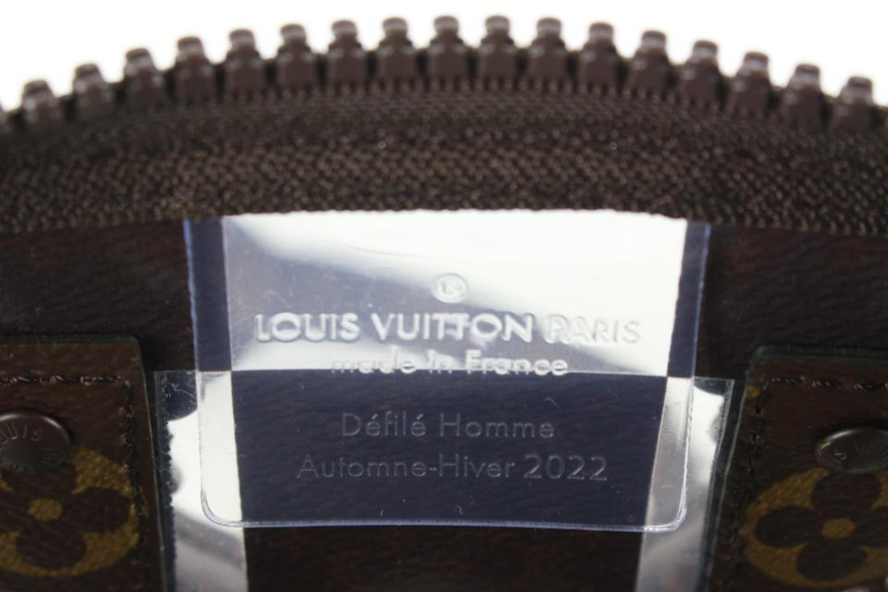 Louis Vuitton 2023 Virgil Abloh Clear Monogram Chess Keepall Bandouliere 25 89lk 3