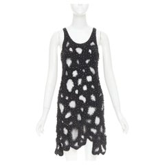 LOUIS VUITTON 2024 Runway sequin tulle distressed cut out tank dress Zendaya