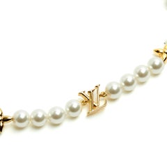 Louis Vuitton 2025 Chaine Cheville My LV Pearl fancy pearls Anklet Bracelet New