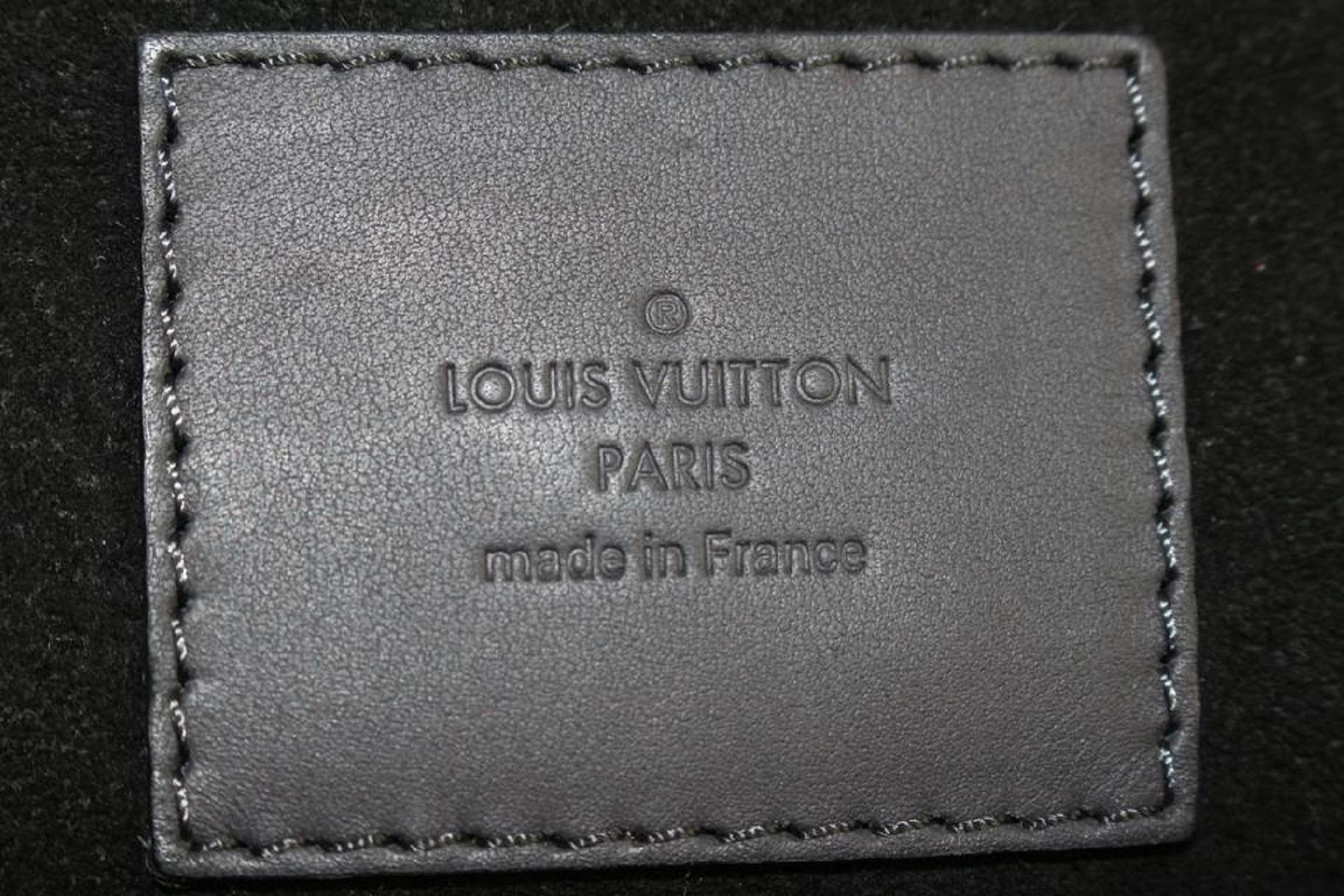 Louis Vuitton 21FW - Cartable en cuir anthracite dégradé 93lv6 Bon état - En vente à Dix hills, NY