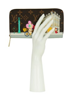 Louis Vuitton '22 Paris Vivienne Holiday Animation Monogram Zippy Wallet