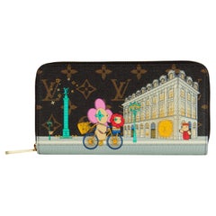 Louis Vuitton '22 Paris Vivienne Holiday Animation Monogram Zippy Wallet