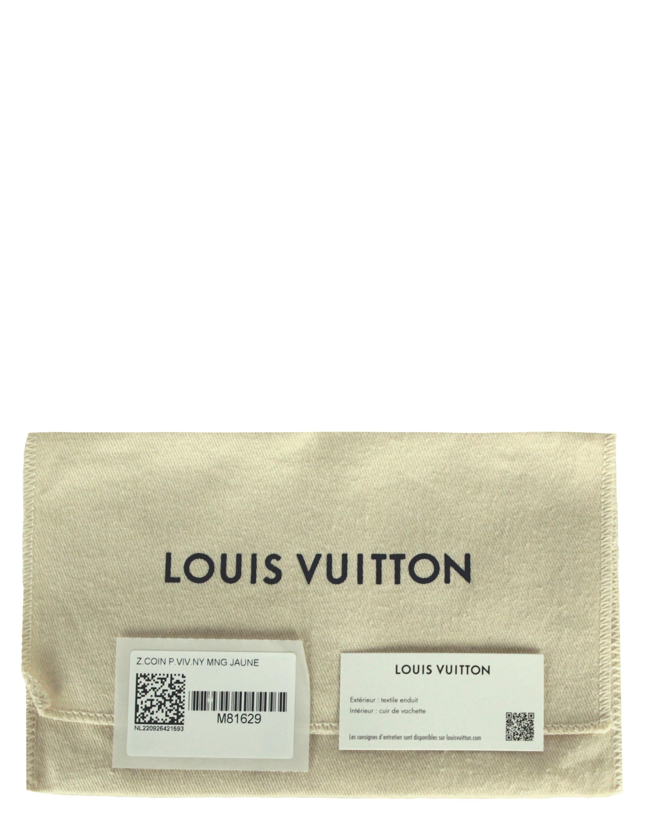 Louis Vuitton '22 Vivienne NYC Holiday Animation Monogram Zippy Coin Purse 4